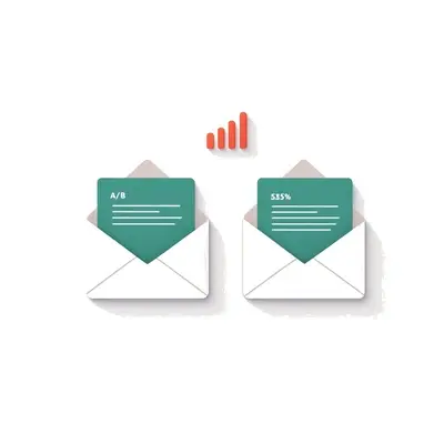 Illustration of a calendar with email markers and a checkmark
